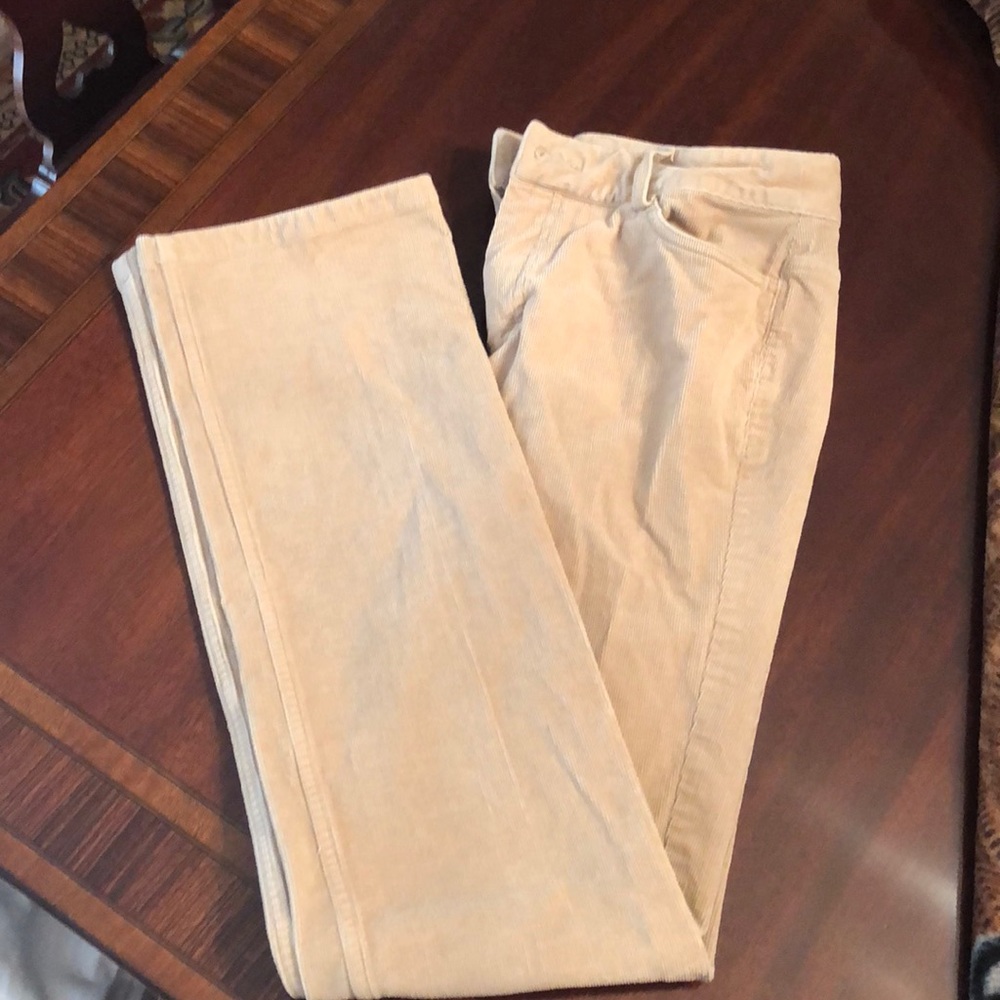 Doncaster Khaki Corduroy Pants, size 2